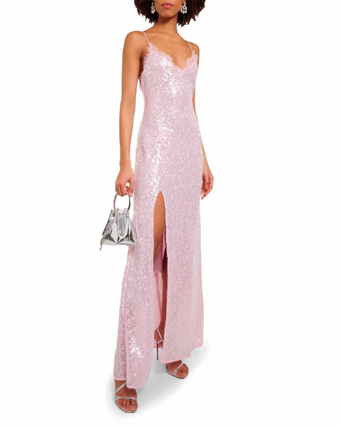 staud sequin maxi dress Staud