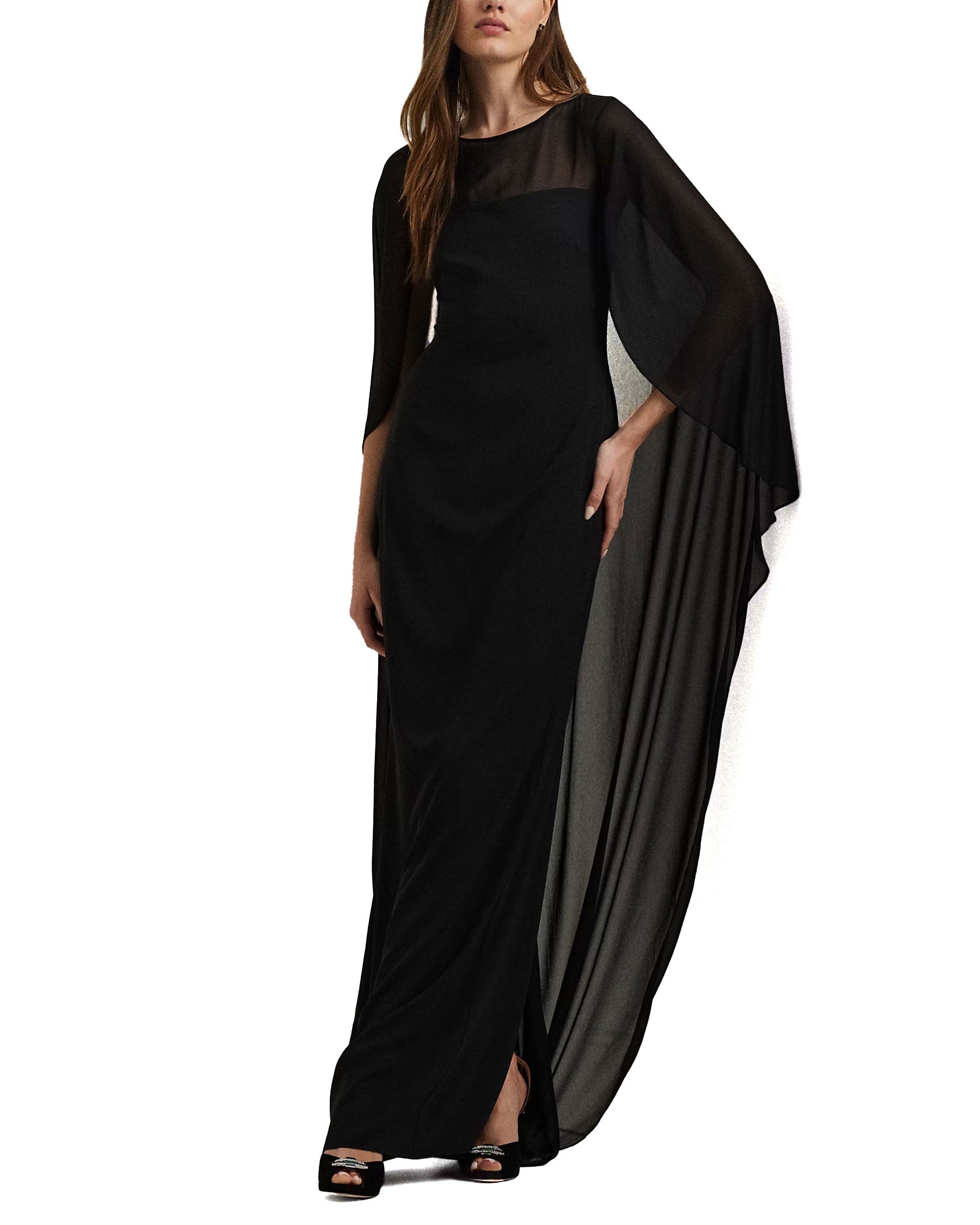 Lauren Ralph Lauren | Long Dress Lavati Gown Black – lemlò