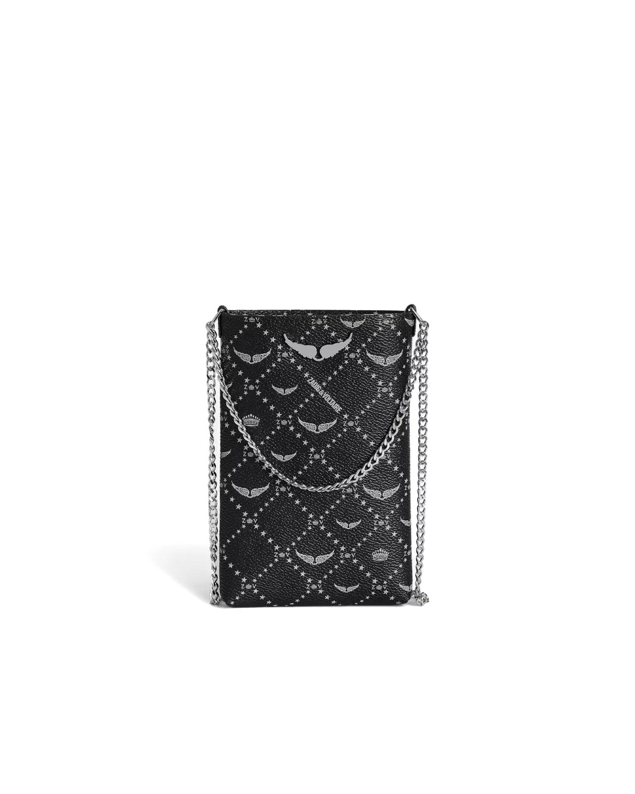 Rock Monogram Pouch - Zadig & Voltaire - Leather - Black