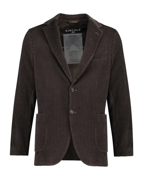 Circolo 1901 Blazer velluto a coste marrone cemento - Main Image