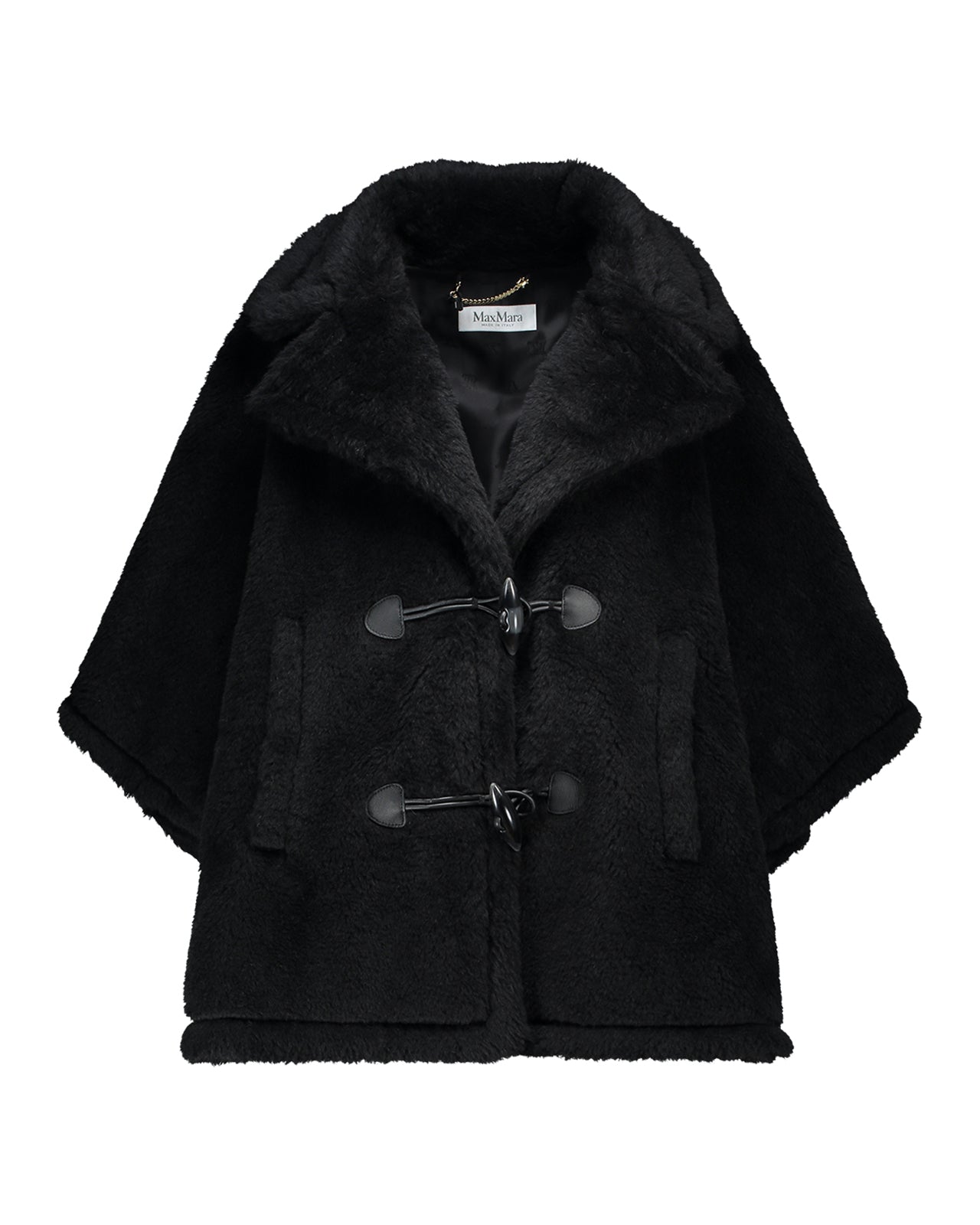 Max Mara | George Teddy Black Cape – lemlò