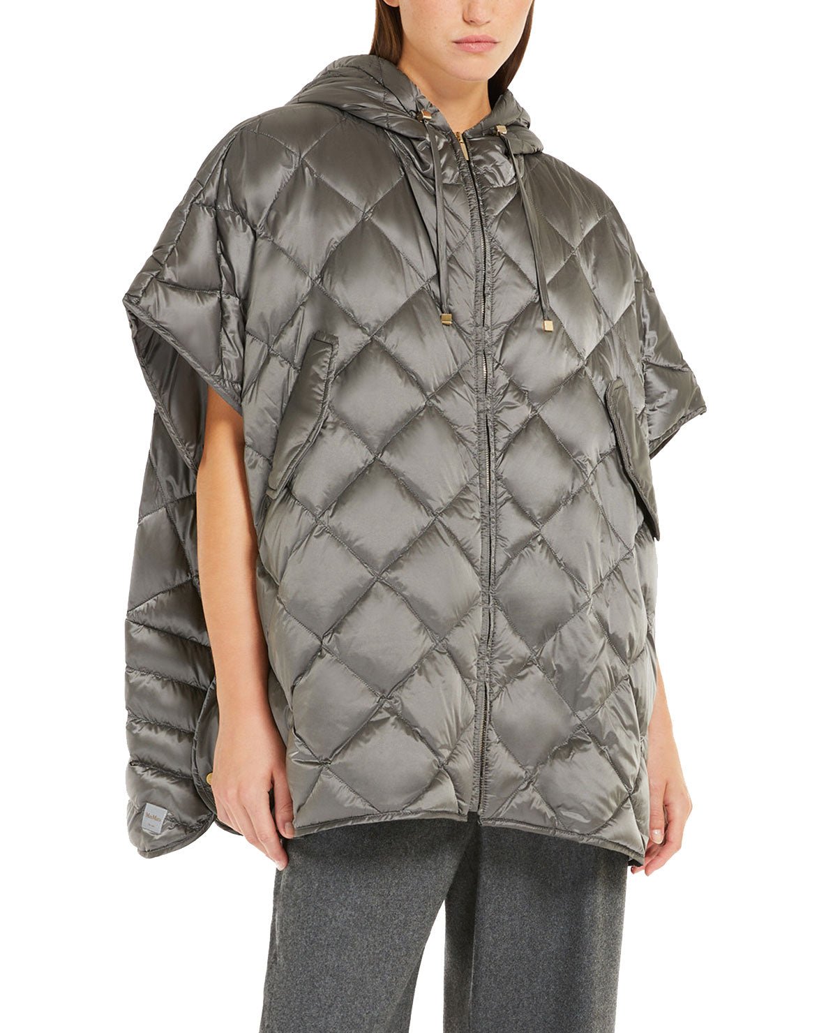 Max Mara The Cube | Cappa Treman imbottita grigia – lemlò