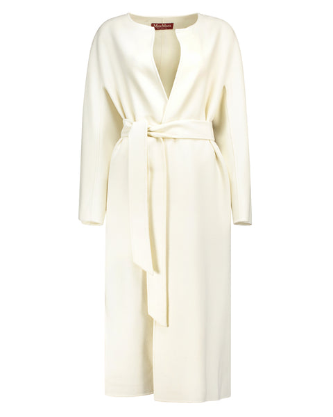 Max Mara Studio | Ivory white Abetone wool coat – lemlò