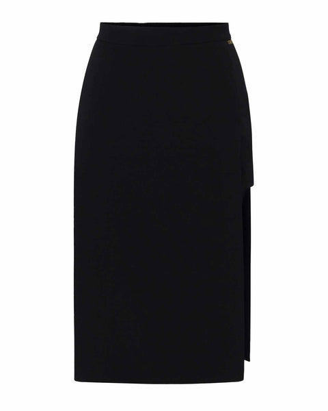 Jupe Longue En Simili Cuir Noir KILLAH - Taille S - Style Rock - Occasion Comme Neuve