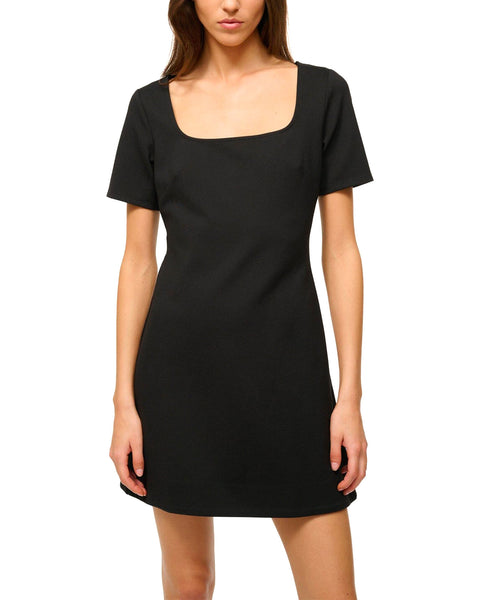 staud black stern mini dress STAUD, Gwen Mini Dress in Black, Size 10