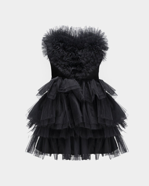 Aniye Abiti Tulle Nero Tulle Vestito Pizzo Aniye By Tulle Abito