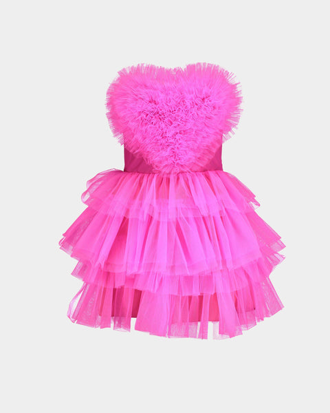 Nina Aniye By Vestito Tulle Aniye By Abito Rosa Aniye By Heart