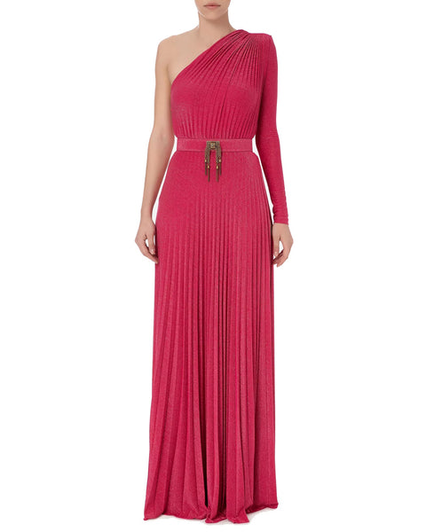 ワンピース ELISABETTA FRANCHI 'Red Carpet' dress Pink Elisabetta Franchi | Candy pink lurex long Red Carpet dress