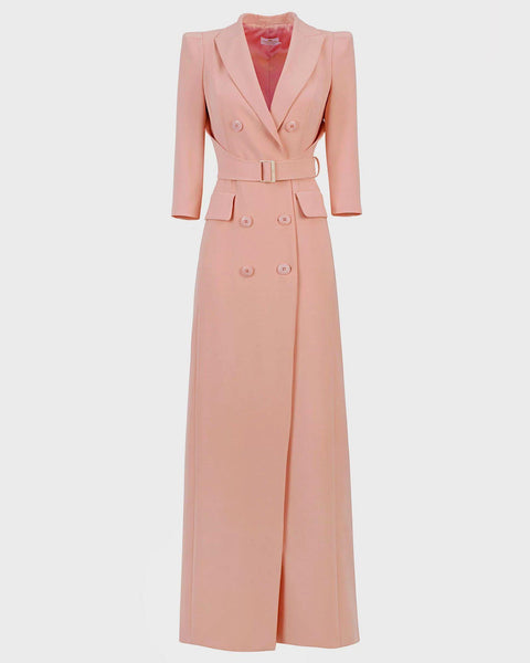 Discount Abito Abito Lungo Rosa Cipria Elisabetta Franchi Abito