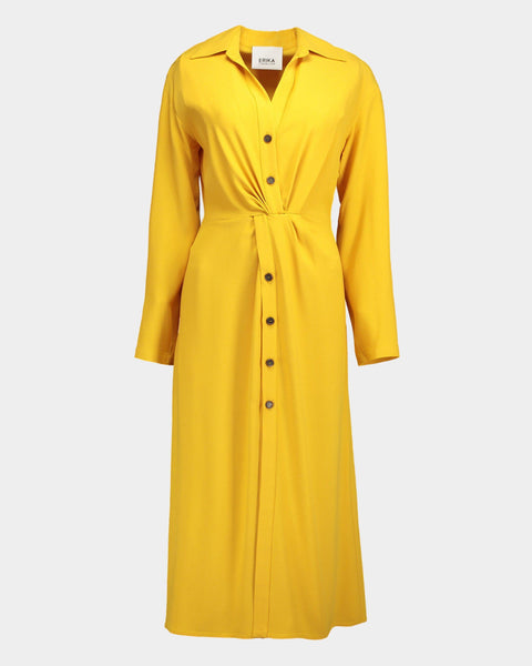 Erika Cavallini Abito midi Brenda giallo – lemlò