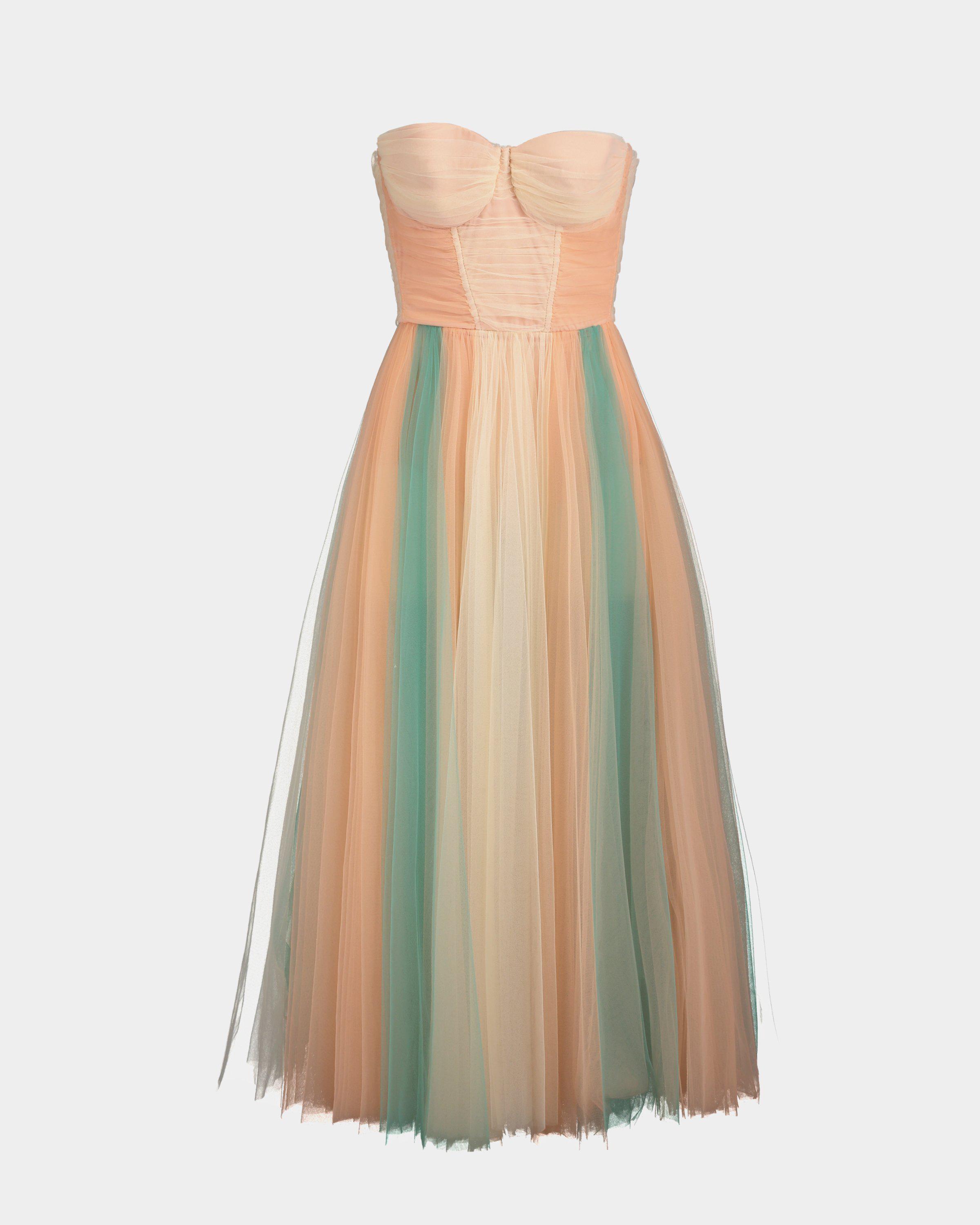 Elisabetta Franchi Abito Tulle Nude Verde Leml elisabetta-franchi-abito-tulle-nude-verde-leml