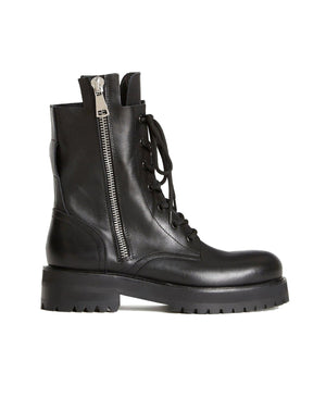 Anfibio con zip pelle nera - DONDUP | Acquista su lemlo.com