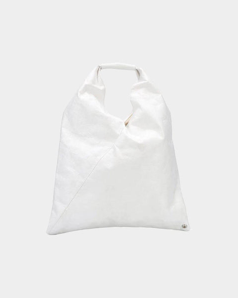 エプロン・三角巾 MM6 Maison Margiela Japanese Tote White MM6 Maison Margiela Japanese Triangular Tote Bag | White