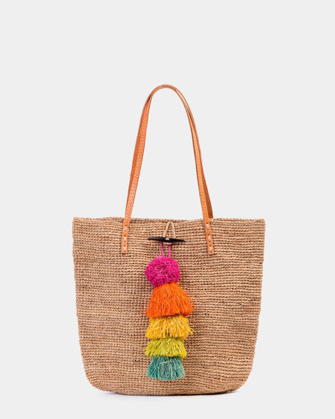 Le Voyage en Panier | Ilana multicolor raffia beach bag – lemlò