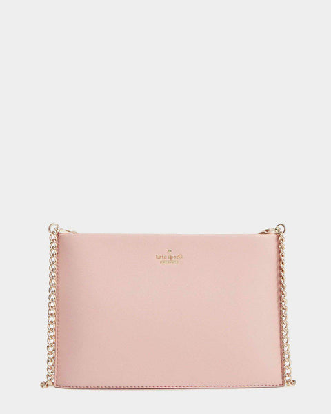 Kate Spade Sima Cameron Street pink leather shoulder bag leml