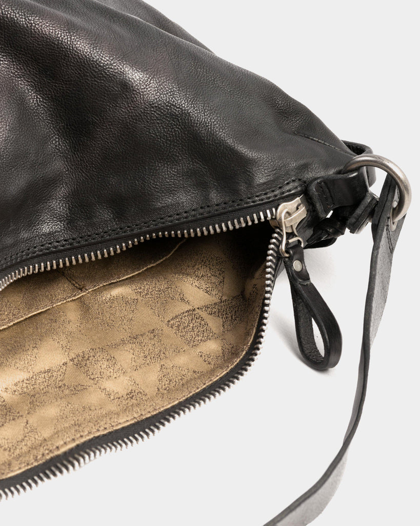 Acquista su lemlo.com Borsa zaino pelle nera di A.S.98