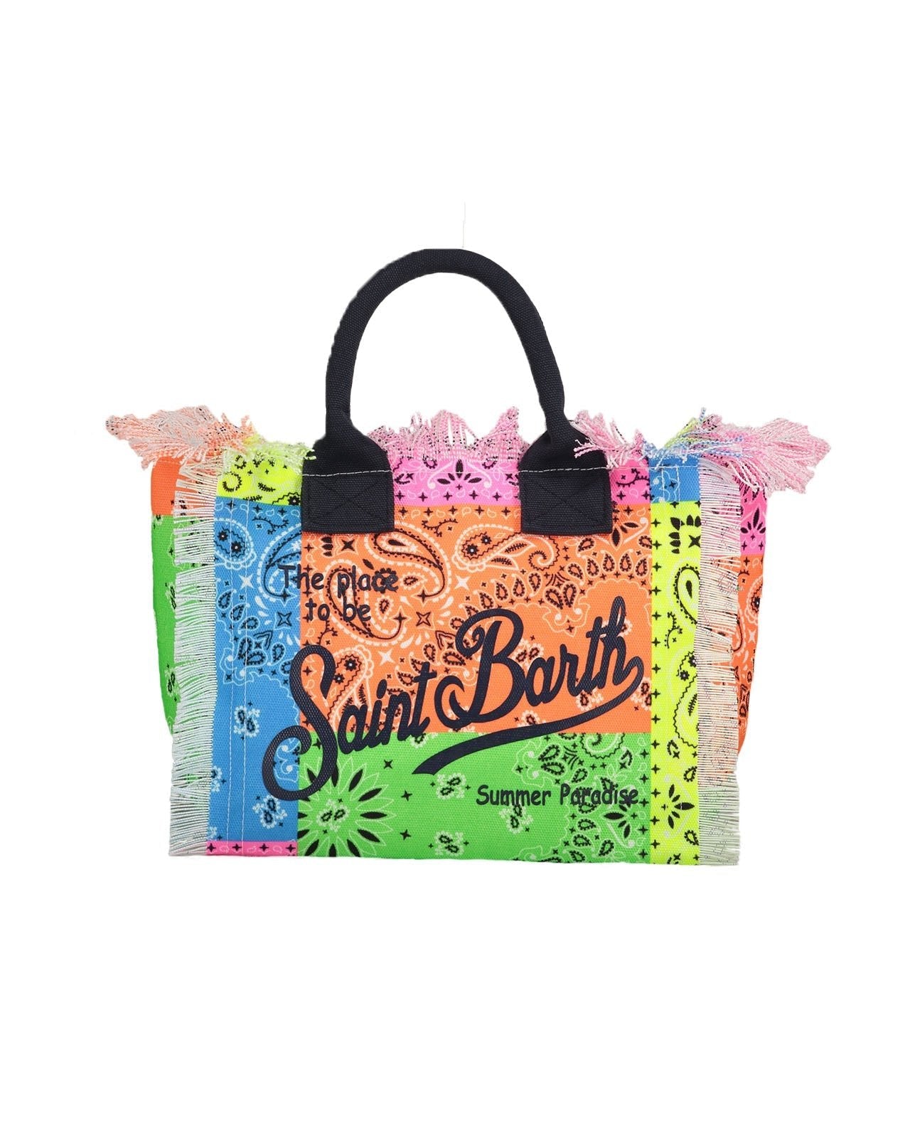 MC2 Saint Barth Borsa Colette Bandana Fluo lemlò