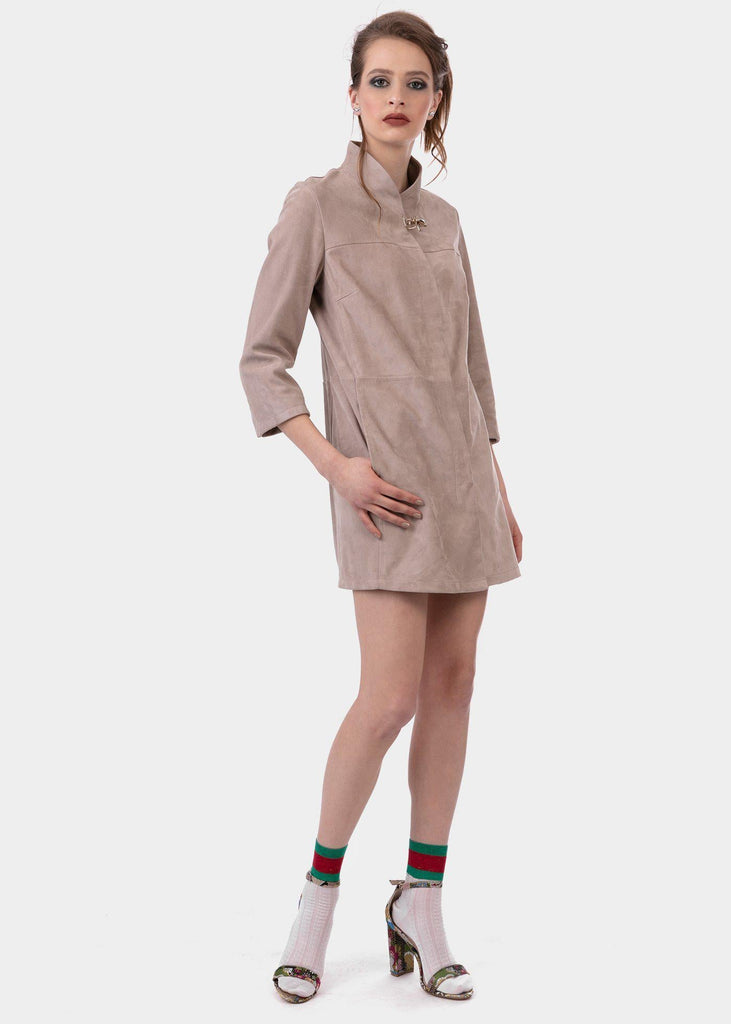 Acquista su lemlo.com Capospalla in camoscio beige di FAY