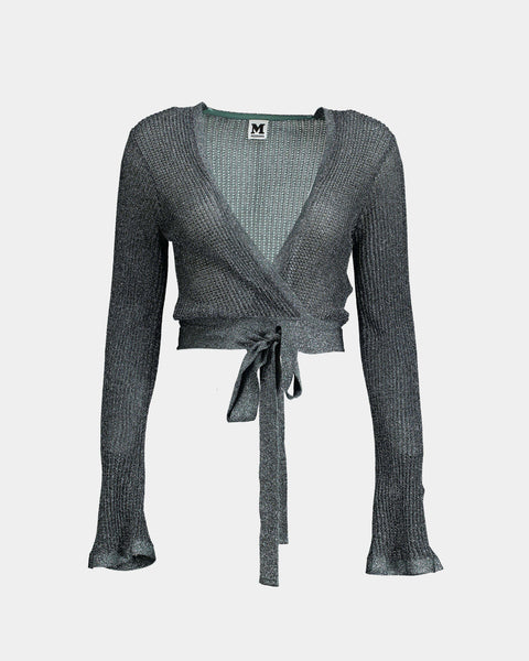 M Missoni Cardigan maglia lurex azzurro – lemlò