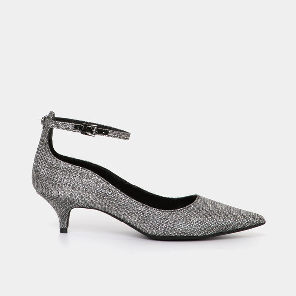 Michael Kors Decollete Lisa Flex Kitten Pump silver lemlo