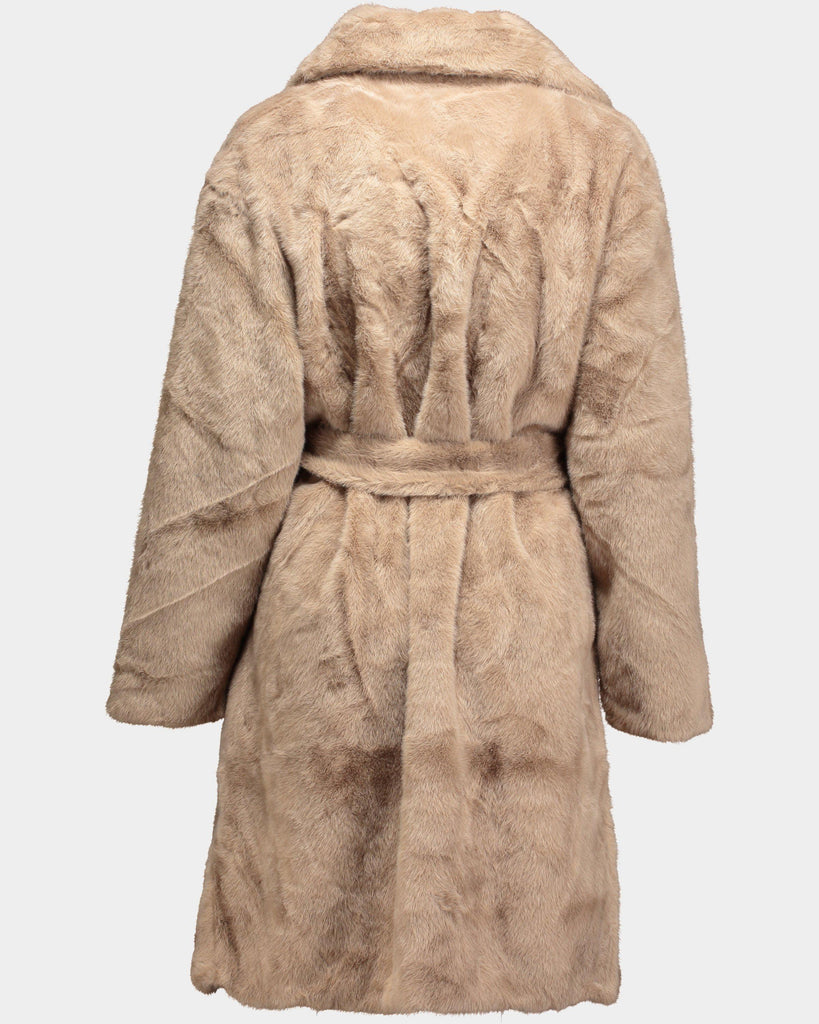 Acquista su lemlo.com Ecopelliccia lunga beige di EKOLUK