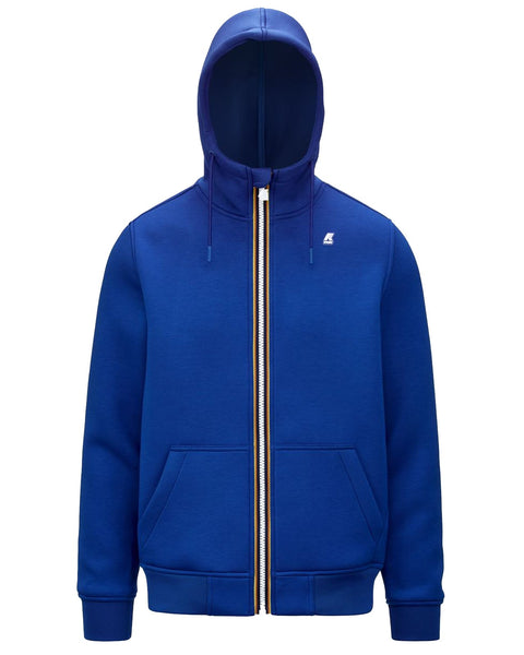 K-Way Felpa Berenger Spacer Royal Marine blu