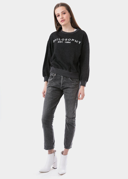 Felpa philosophy clearance nera