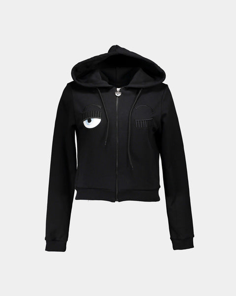 Felpa chiara on sale ferragni nera