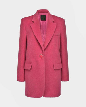 Giacca over Levante panno fucsia - PINKO | Acquista su lemlo.com