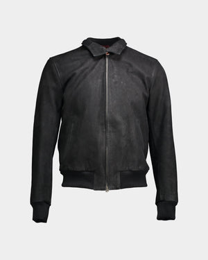 Acquista su lemlo.com Giubbotto Jeff Slim Chevrette nero di STEWART