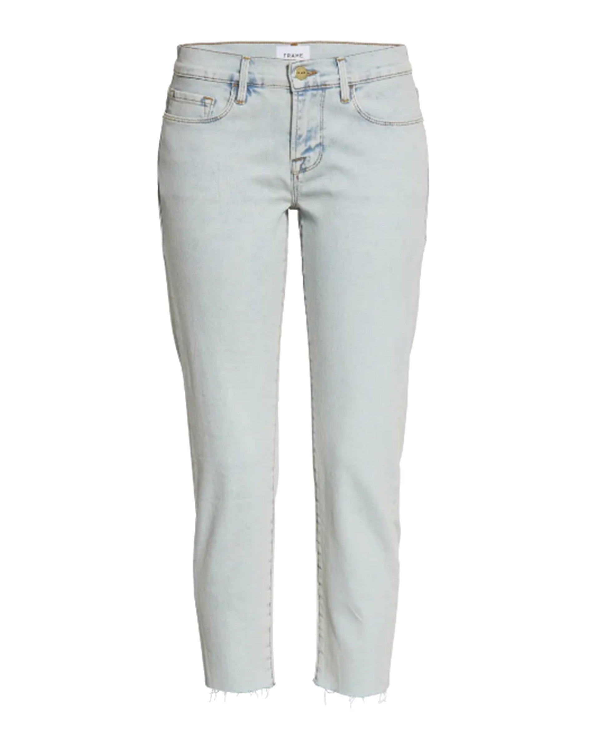 Frame | Le Garcon Crop Raw Edge Divisadero Jeans – lemlò