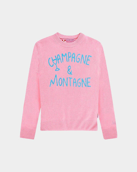 MC2 Saint Barth Maglione Champagne Montagne rosa azzurro – lemlò