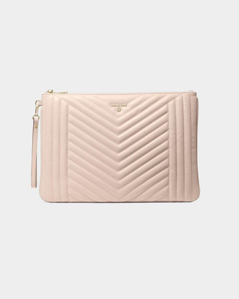 Michael Kors Maxi pochette trapuntata Jet Set XL rosa leml