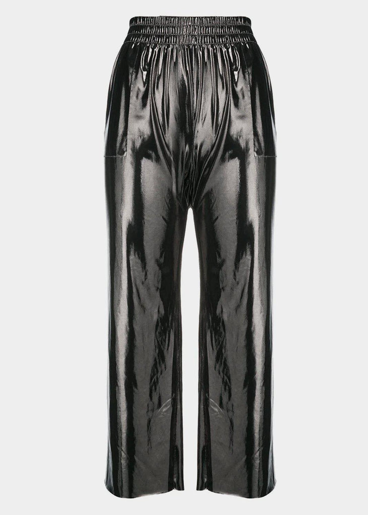 Acquista su lemlo.com Pantalone Cropped lamé piombo di NORMA KAMALI