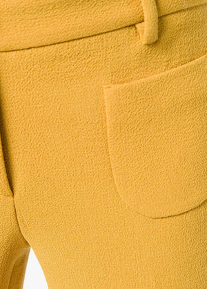Acquista su lemlo.com Pantalone crop lana giallo di L'AUTRE CHOSE