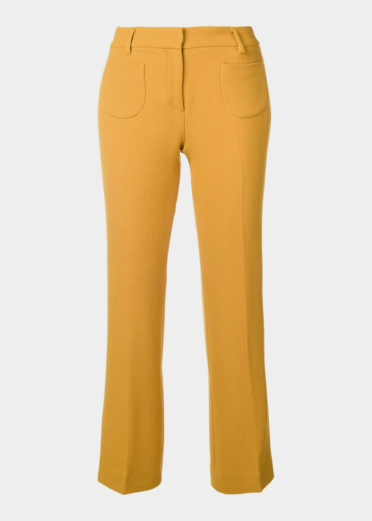 Acquista su lemlo.com Pantalone crop lana giallo di L'AUTRE CHOSE