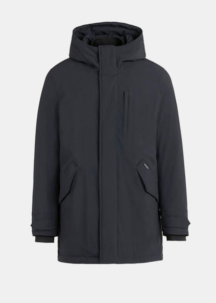 Woolrich Black Stretch Military Parka lemlo