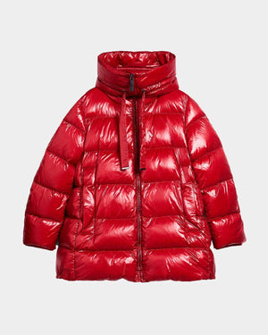 Acquista su lemlo.com Piumino Lucio antigoccia rosso di MAX MARA THE CUBE