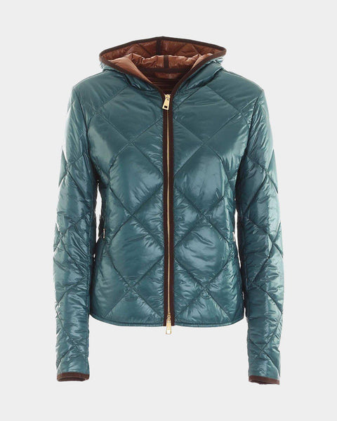 Fay Piumino corto trapuntato verde acqua – lemlò