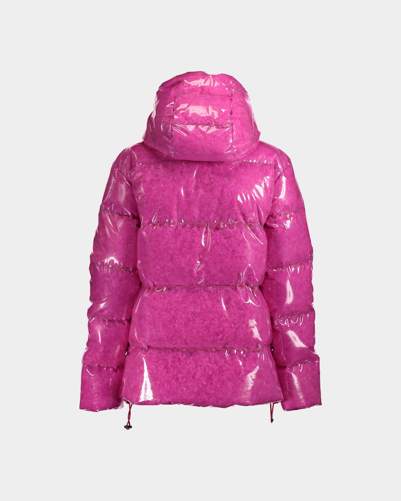 Acquista su lemlo.com Piumino effetto bagnato fucsia di GOOSETECH