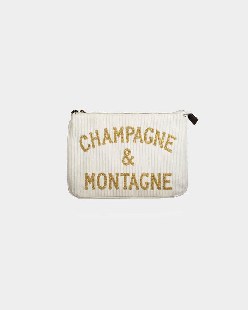 Pochette Champagne & Montagne bianca - MC2 SAINT BARTH | Acquista su lemlo.com