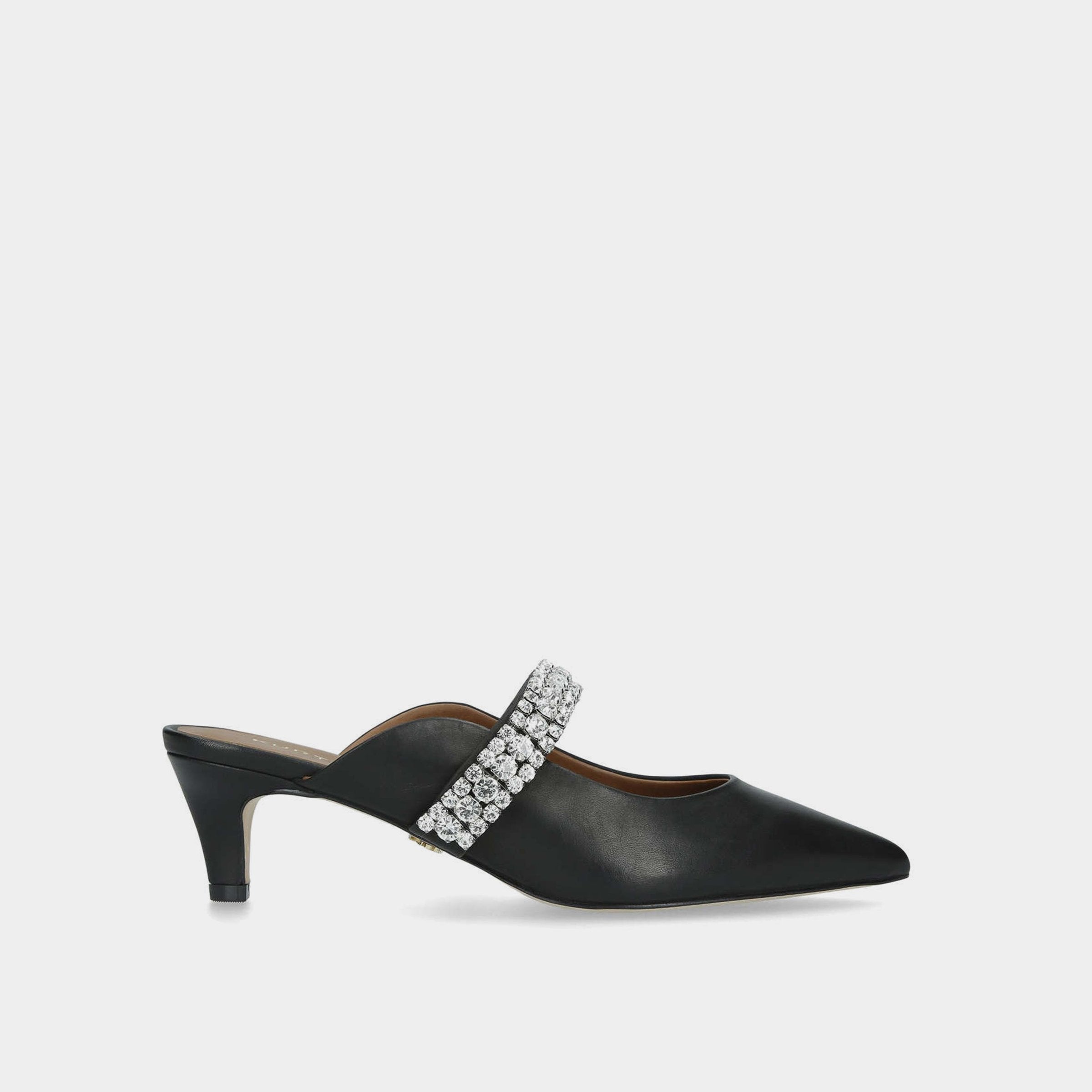 Kurt Geiger London Sabot Dutchess pelle nera