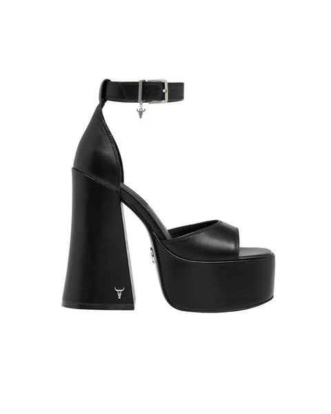 Windsor Smith Sandal Aware black leather – lemlò