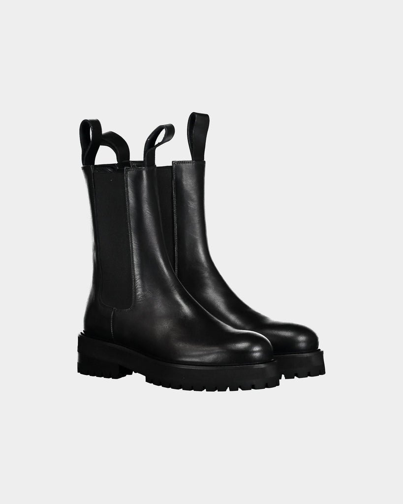 Stivaletto Beatles alto pelle nera - DONDUP | Acquista su lemlo.com