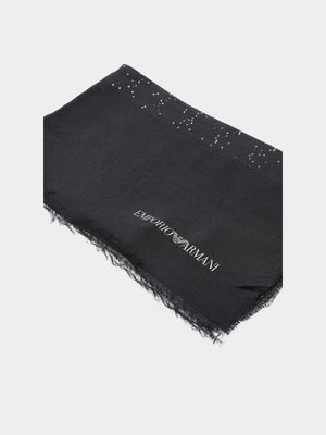 Acquista su lemlo.com Stola nera grigia di EMPORIO ARMANI