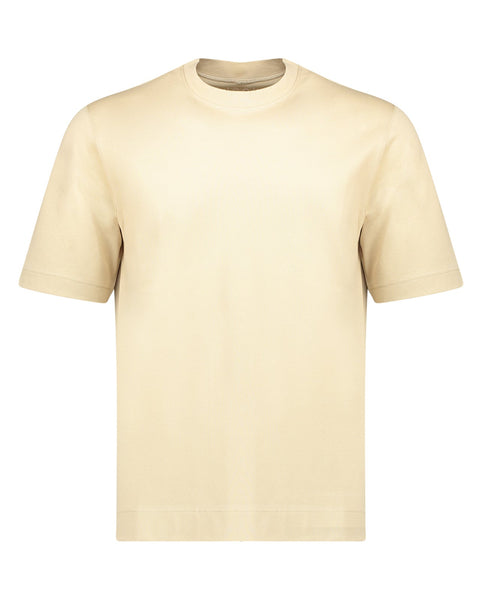 Circle 1901 Sand cotton piquet T shirt