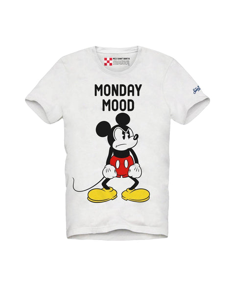 MC2 Saint Barth Mickey Mouse Monday Mood white t shirt lemlo