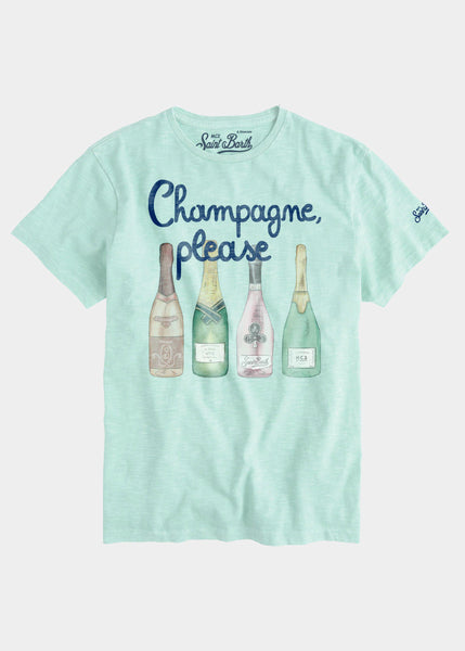 MC2 Saint Barth Champagne Please cotton t shirt leml