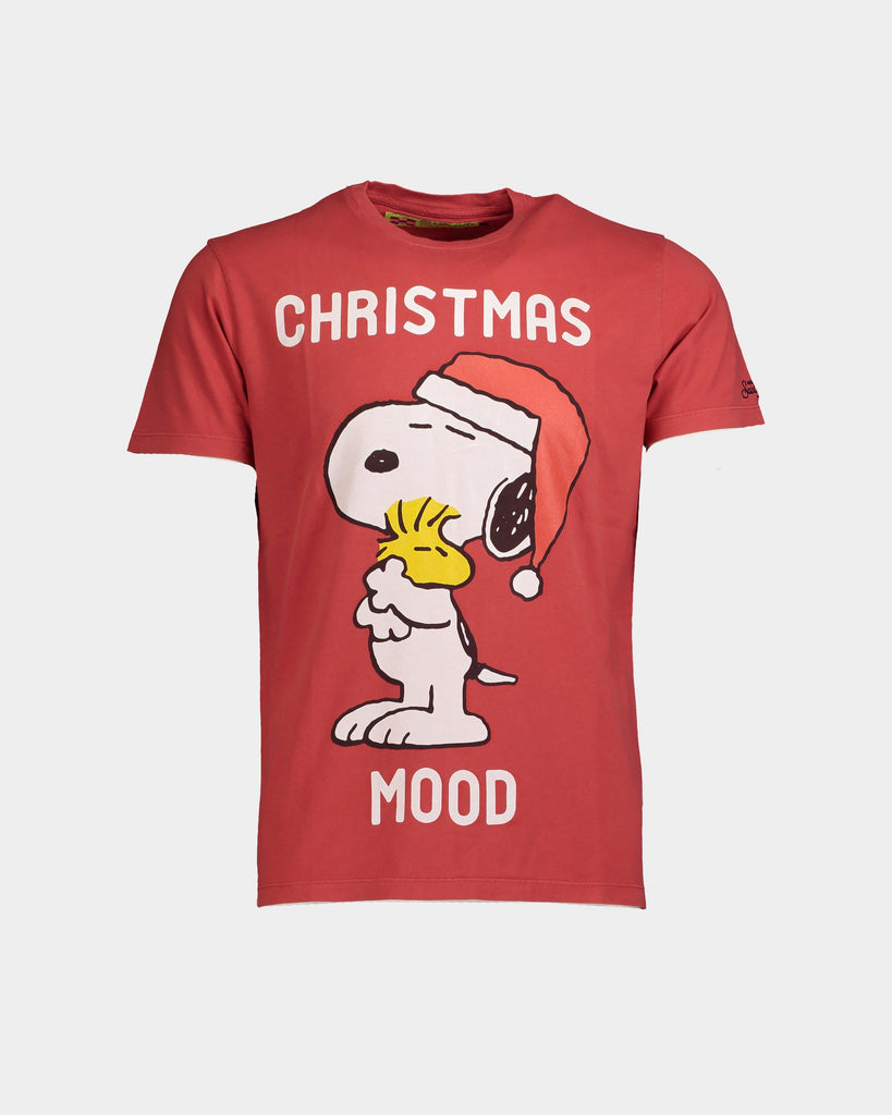 T-shirt rossa Christmas Mood - MC2 SAINT BARTH | Acquista su lemlo.com