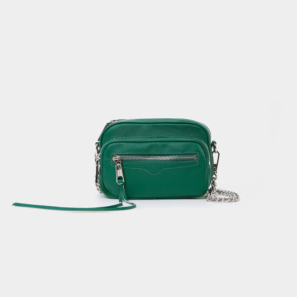 Rebecca Minkoff Solstice Camera Bag green shoulder strap lemlo